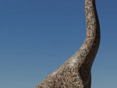BRACHIOSAURUS dinosaur Low-poly 3D model get
