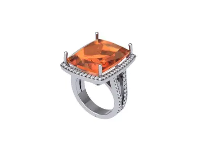 Wedding Ring  3D print model 399