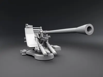 Flak 37 Scale Model 3D print model
