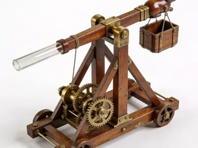 Realistic Giant Egg Slingshot 3D Model 3D Model Low-poly 3D model