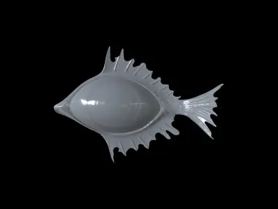 FISH001 Unique Fish Animation Low-poly 3D model