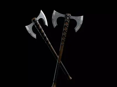 Viking Axe 3D model purchase
