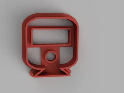 SET 5 COOKIE CUTTER 3D print model train 3D print model