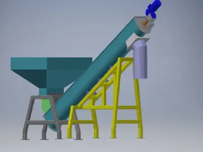 convoyeur 3d model 3D model