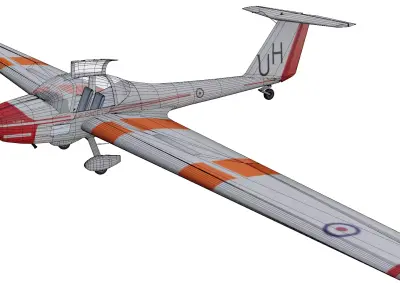 Grob G 109 Low-poly 3D model