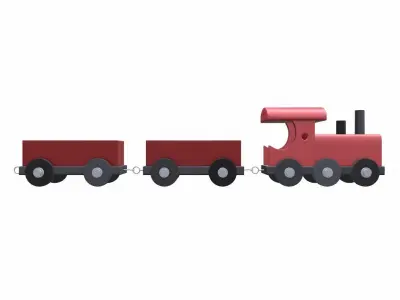 Train toy 3D model buy