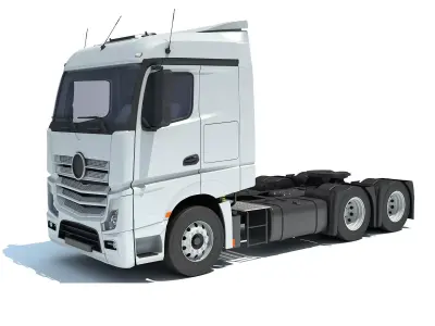 Generic Semi Truck 3D model order