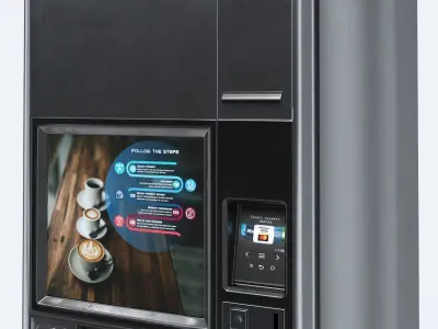 Vending machine 3D model order