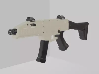 Scorpion Evo 3 Low-poly 3D model