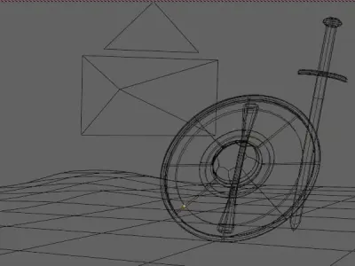 Sword and Shield 3D Model Blender 3D model