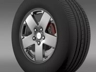 Jeep Wrangle wheel 3D model