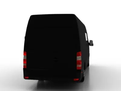 Mercedes Benz Sprinter L4H2 2009 Crew Van UK 3D model