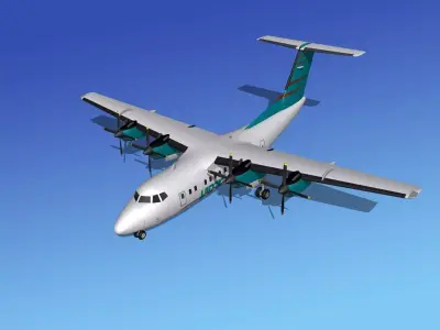 Dehavilland DHC-7 Arkia 3D model