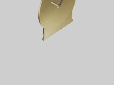 Traditional Wall Clock model Low-poly 3D model
