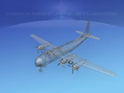 Boeing 377 Northwest Airlines 1 3D model