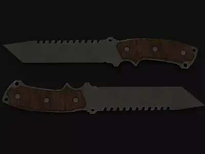 tactical knife  Free low-poly 3D model