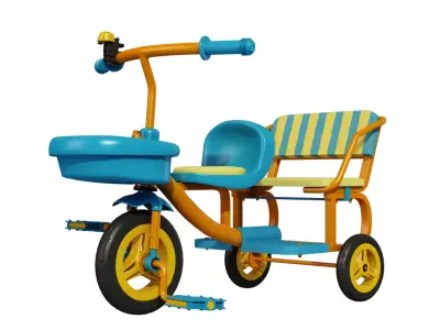 Childrens Tricycle 3D model