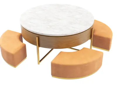 Coffee Table 3D model 30