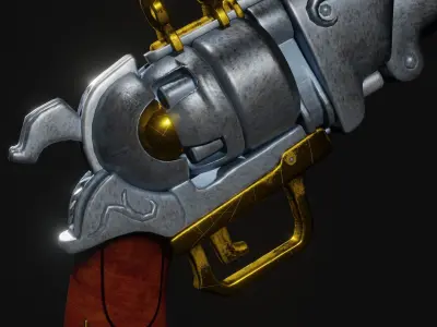 Overwatch McCree Sherlock Low-poly 3D model