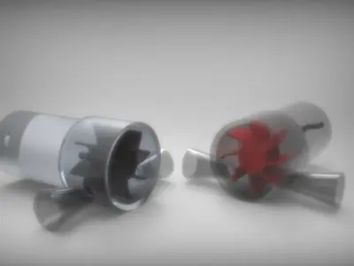 turbine generator  Free 3D model