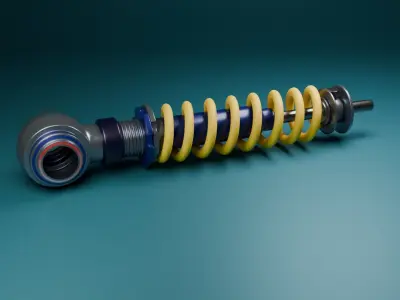  Motorcycle  SUSPENSION Free 3D model