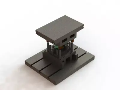 Estampo de Dobra Bend Stamping 3D model