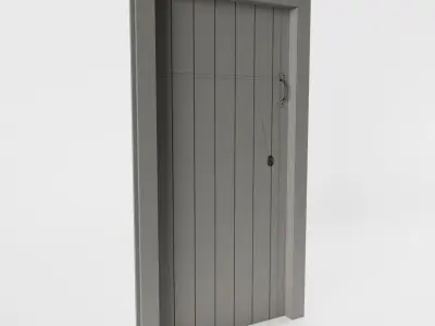 Cottage Door 3D model
