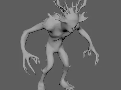 Creature 3D model 8