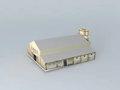 CENTRAL MARKET SUPPLY OF SANTA POLA Free 3D model