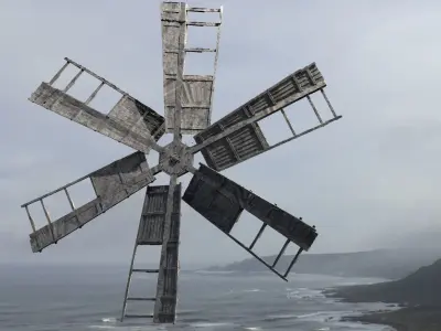 windmill Top 3D model