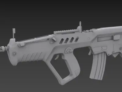 Tar-21 3 Skins Low-poly 3D model