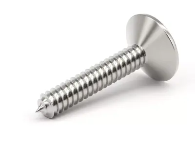 Screw - Self Tapping Flat Head Phillips 3D model
