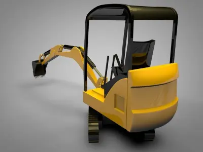 Mechanical Digger 3D model