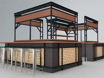 Pop-Up Store 2 3D model