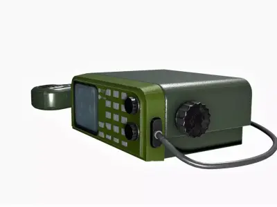 game-ready Radio Telegraph  Free low-poly 3D model