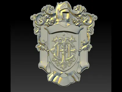Classical Nameplate frame 3D print model