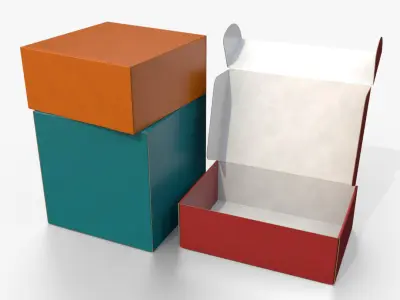  Mailer Boxes - Colored Core Size Set 