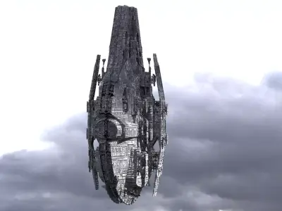 Jupiter Scouter Ship 4 3D model