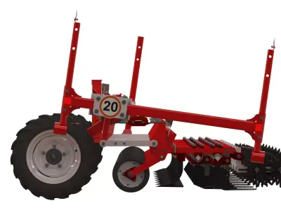 WG 0002 - Inter-row cultivator 560 3D model