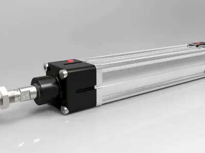 Pneumatic actuator Free 3D model