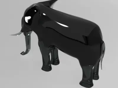 Elephant 3D model purchase