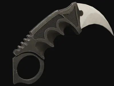 Karambit Game Ready Model Low-poly 3D model