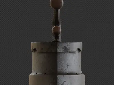 Vintage iron 3D model