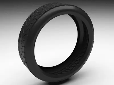 Car Wheel 3D model