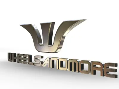 wheelsandmore logo 3D model