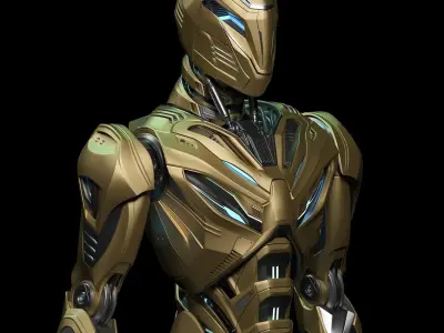 ROBOT ALIEN MECH - RIGGED - ADVANCED EDITION 3D model purchase