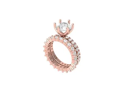 Wedding Ring  3D print model 424