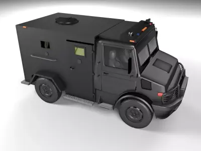 CIT Armored Transit Vehicle 3D model
