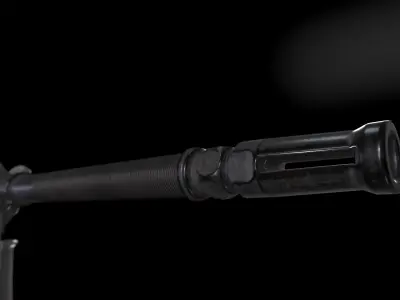 Aug A1 Rifle Low-poly 3D model