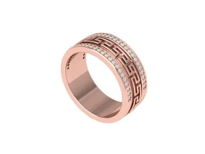 Wedding Ring  3D print model 252